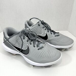 Nike Men's Alpha Huarache 3 Low Baseball Cleats in Light Smoke Grey, Size‎ 7
